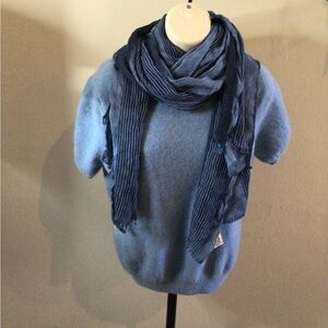 Free people blue striped scarf